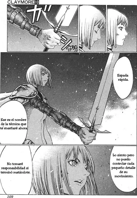 Claymore capítulo 55, página 7