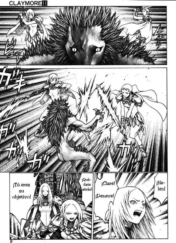 Claymore capítulo 58, página 9