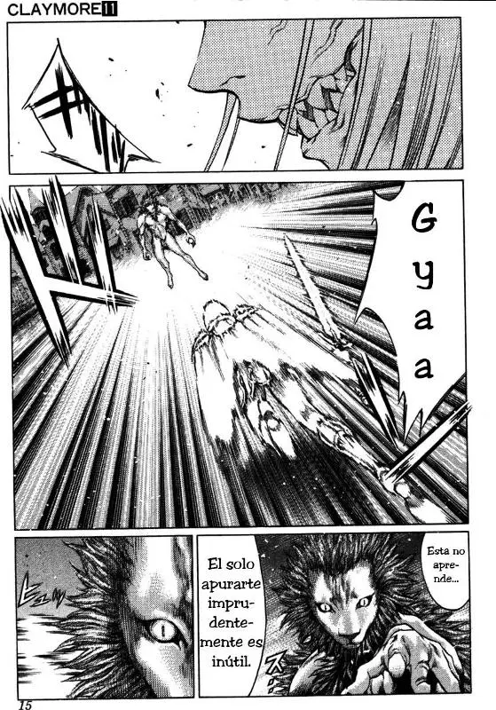 Claymore capítulo 58, página 15