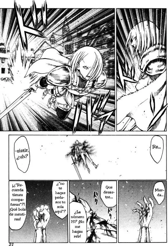Claymore capítulo 58, página 21