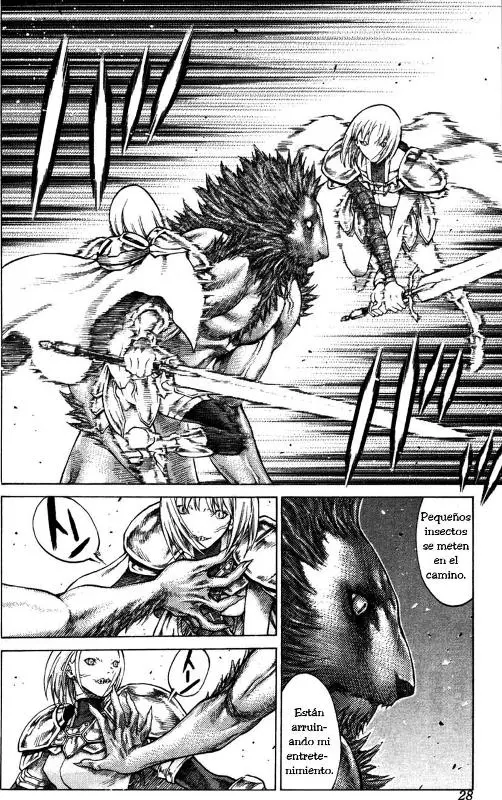 Claymore capítulo 58, página 28