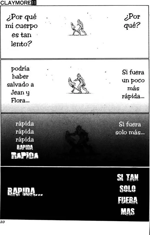 Claymore capítulo 58, página 33