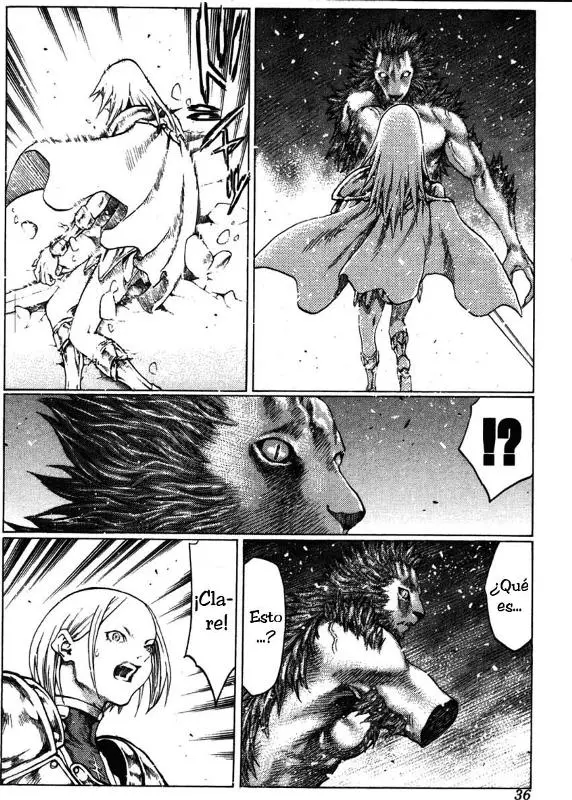 Claymore capítulo 58, página 35