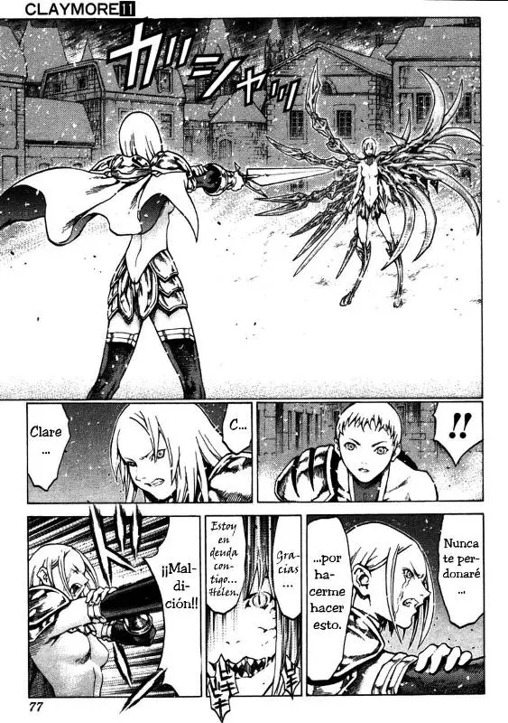 Claymore capítulo 60, página 7