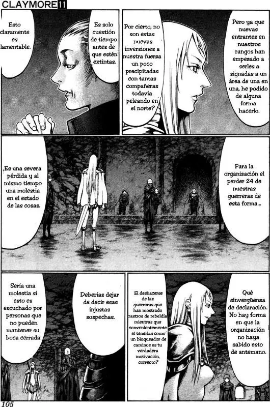 Claymore capítulo 61, página 11