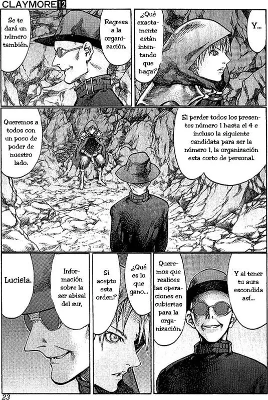 Claymore capítulo 64, página 20