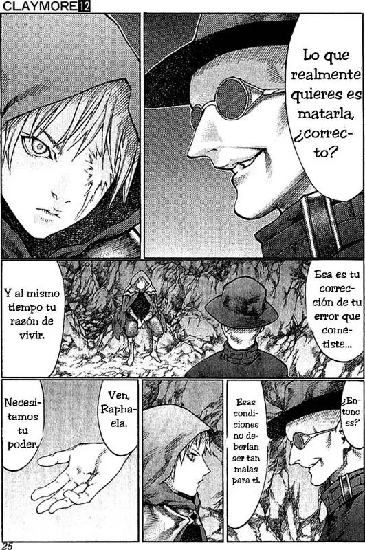 Claymore capítulo 64, página 22