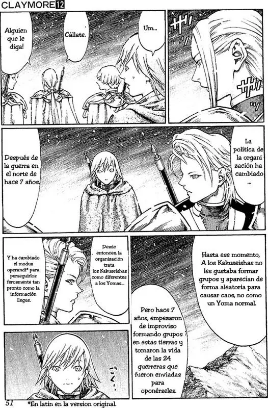 Claymore capítulo 65, página 12