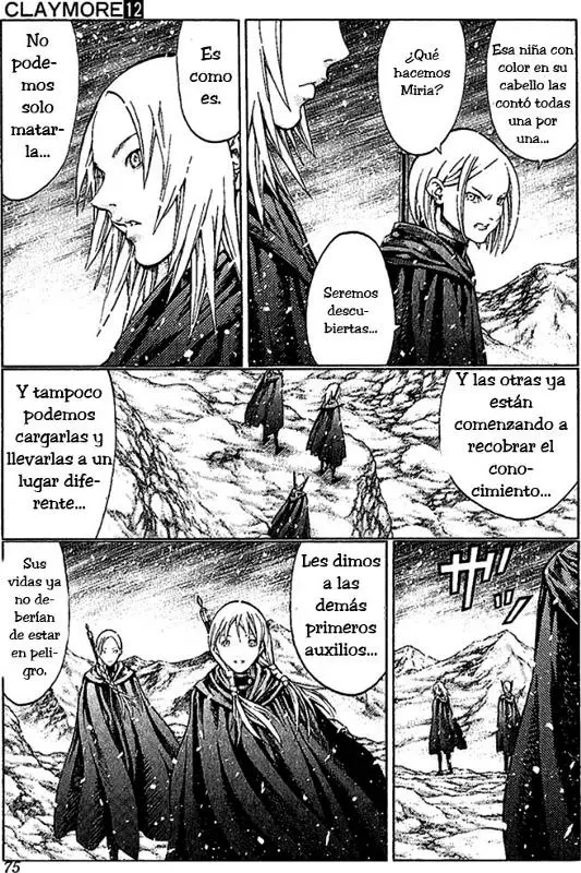 Claymore capítulo 66, página 4