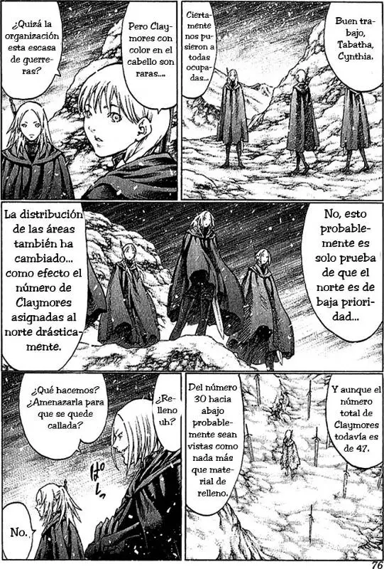 Claymore capítulo 66, página 5