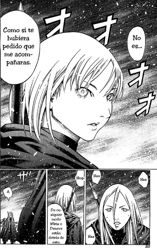 Claymore capítulo 66, página 9