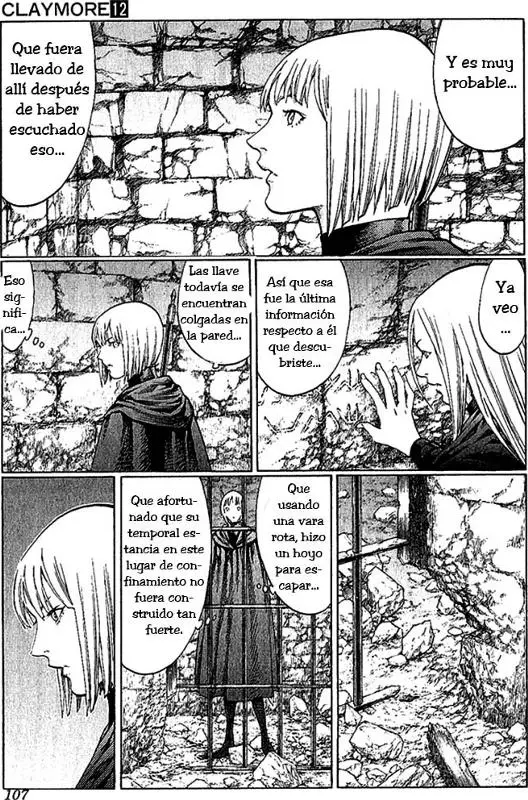 Claymore capítulo 67, página 4