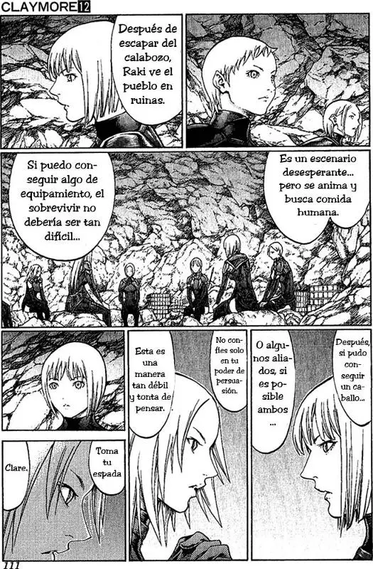 Claymore capítulo 67, página 8