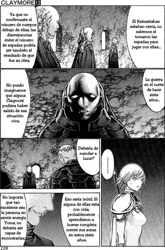 Claymore capítulo 68, página 4