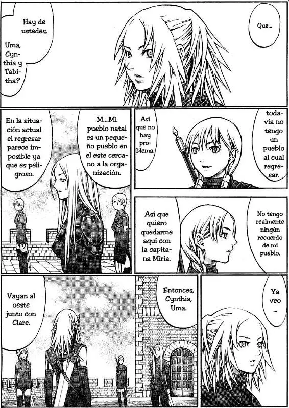 Claymore capítulo 82, página 21