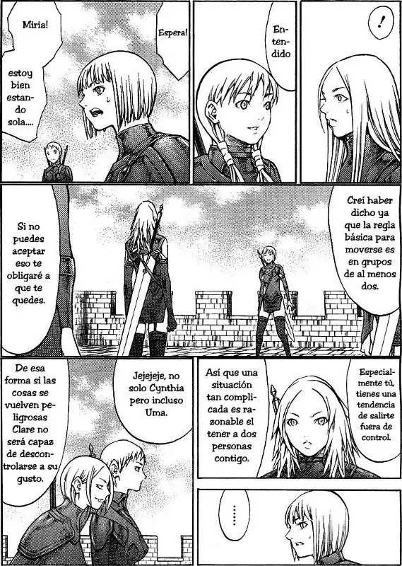 Claymore capítulo 82, página 22