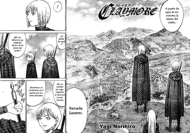 Claymore capítulo 83, página 2