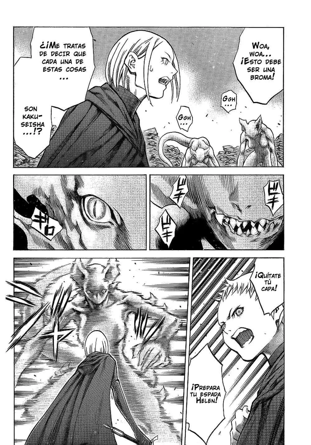 Claymore capítulo 95, página 4