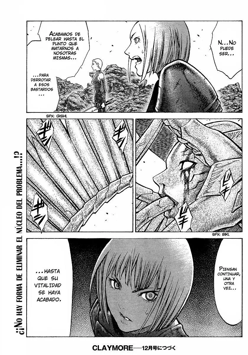 Claymore capítulo 96, página 28