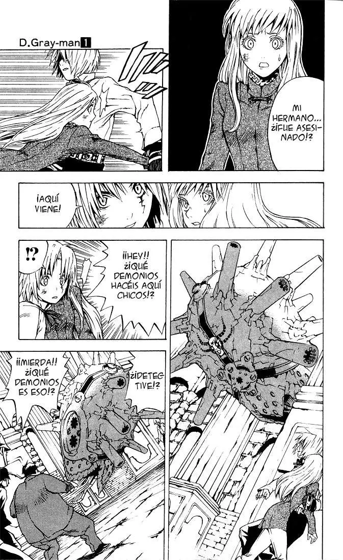 D.Gray-man capítulo 1, página 38