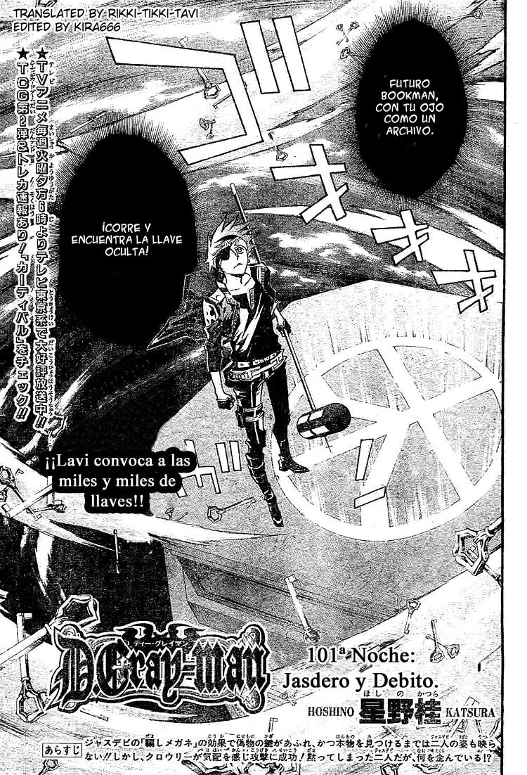 D.Gray-man capítulo 101, página 3