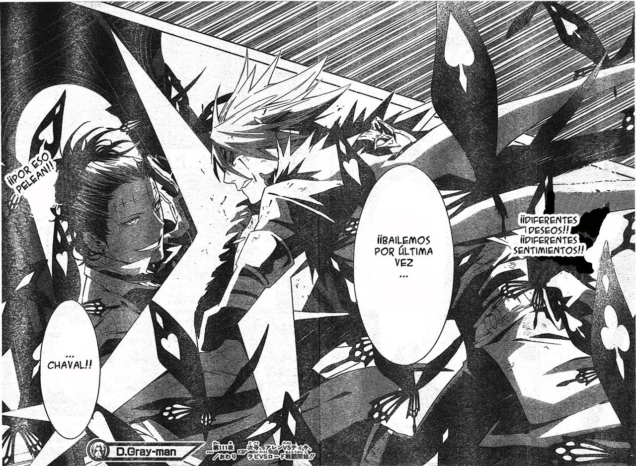 D.Gray-man capítulo 111, página 17