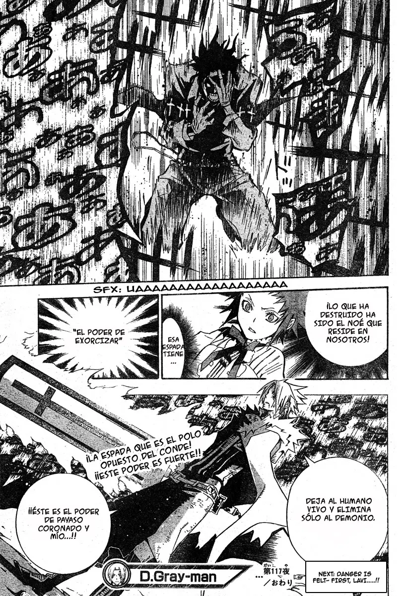 D.Gray-man capítulo 117, página 15
