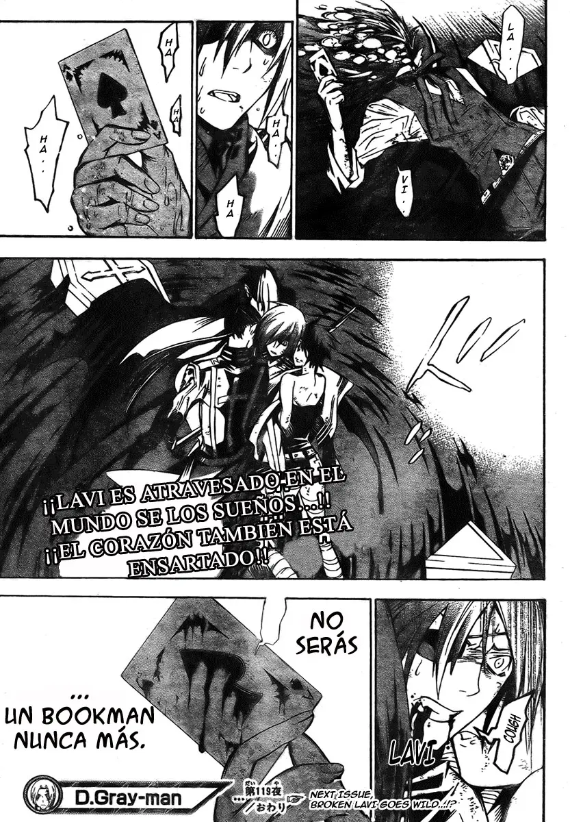 D.Gray-man capítulo 119, página 19