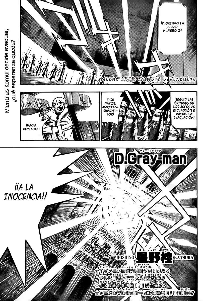 D.Gray-man capítulo 150, página 2