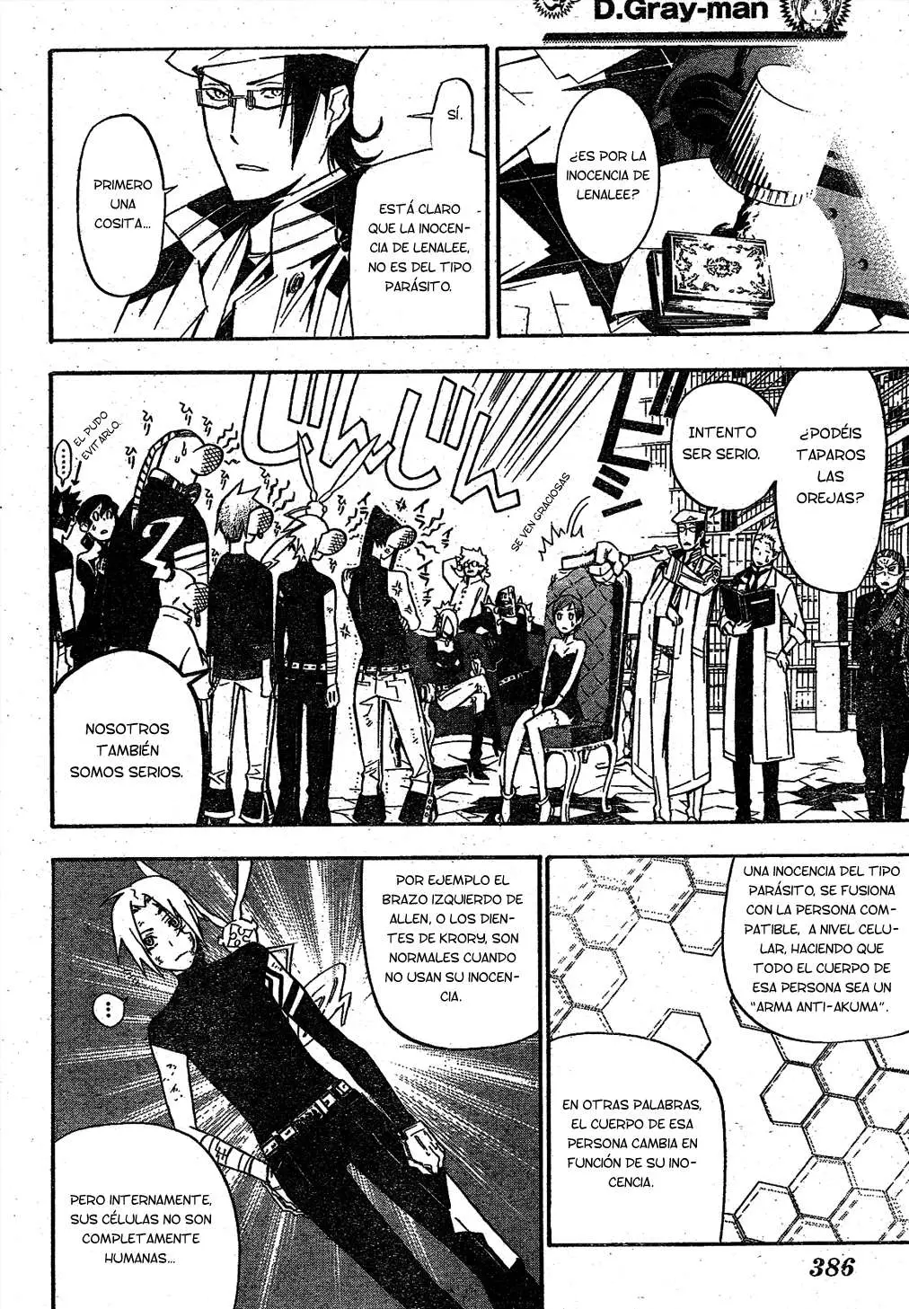 D.Gray-man capítulo 157, página 8