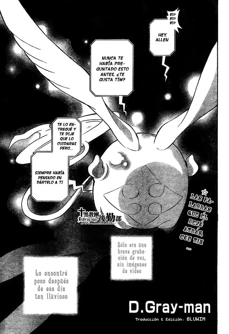 D.Gray-man capítulo 165, página 1