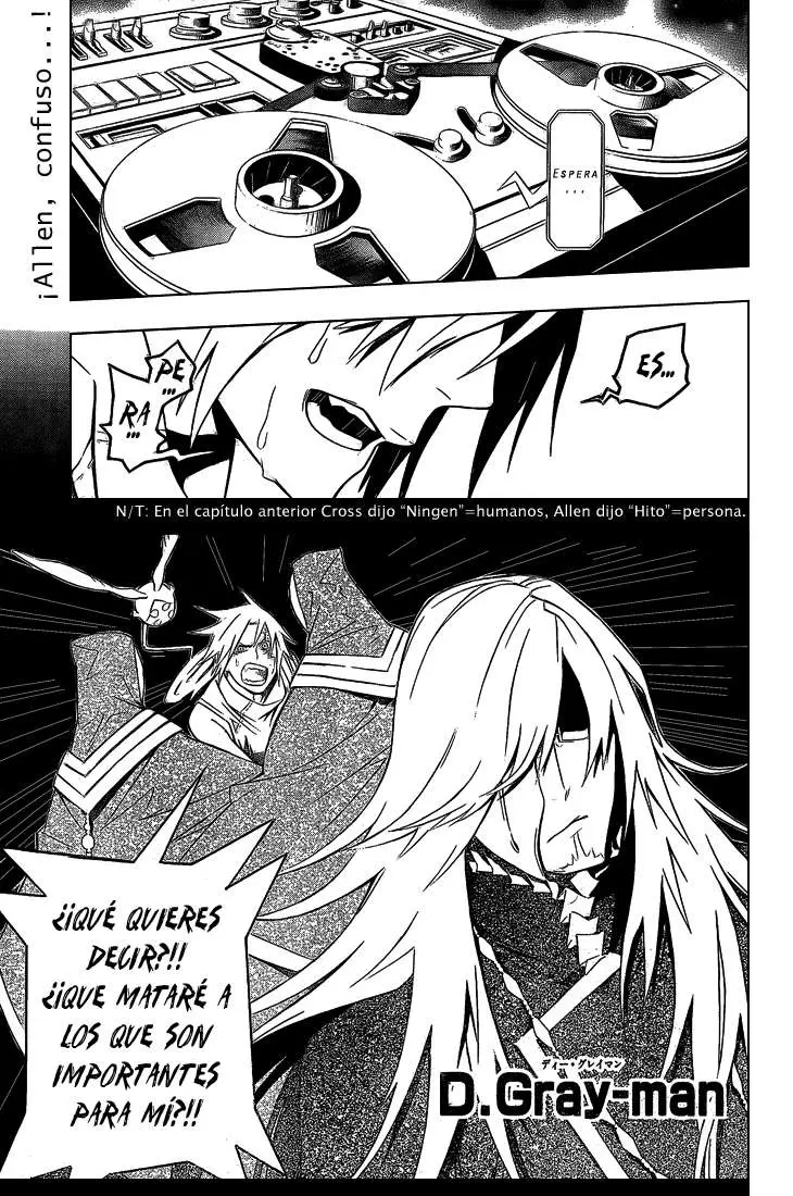 D.Gray-man capítulo 168, página 1