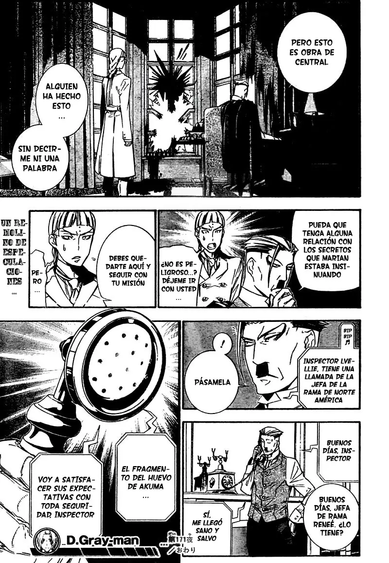 D.Gray-man capítulo 171, página 18