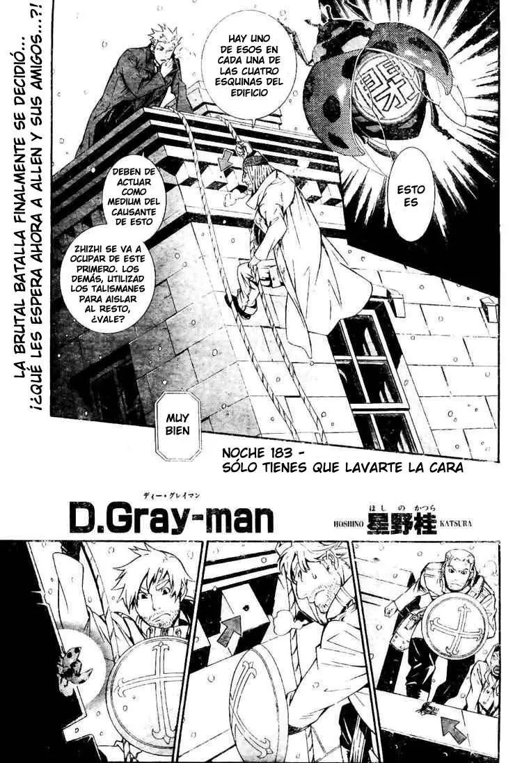 D.Gray-man capítulo 183, página 1