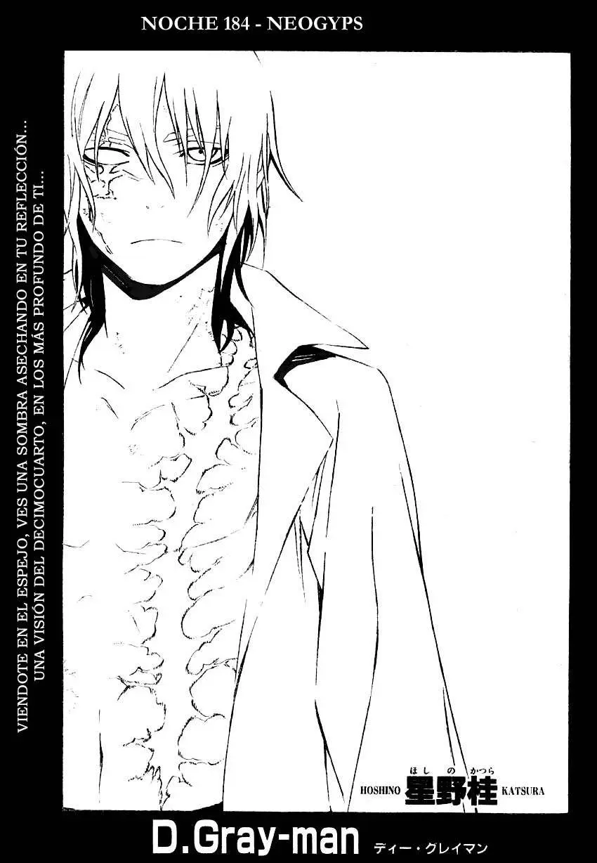 D.Gray-man capítulo 184, página 1