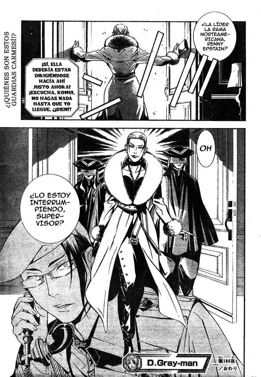 D.Gray-man capítulo 184, página 17