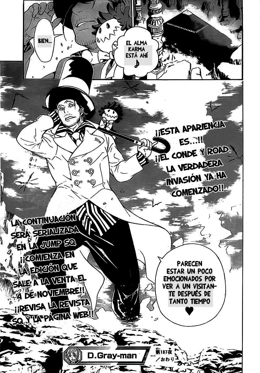 D.Gray-man capítulo 187, página 50