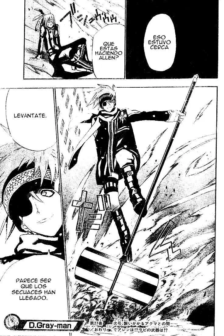 D.Gray-man capítulo 27, página 17