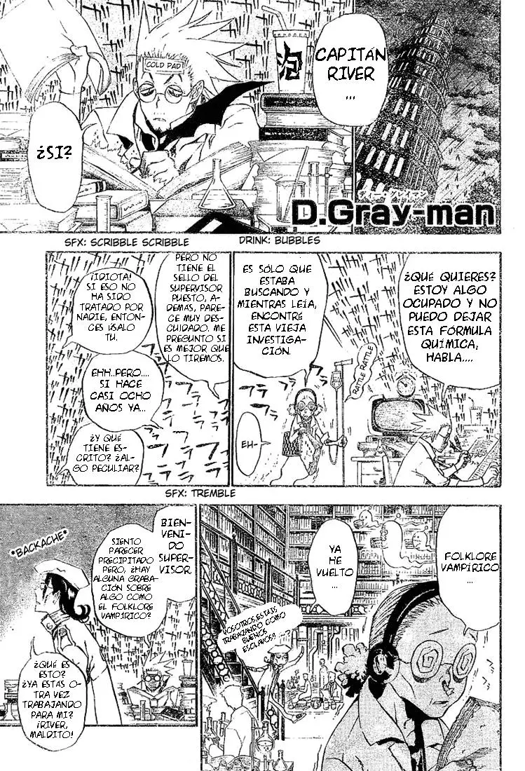 D.Gray-man capítulo 32, página 1