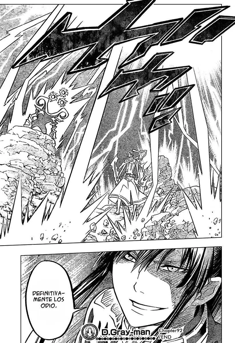 D.Gray-man capítulo 92, página 16