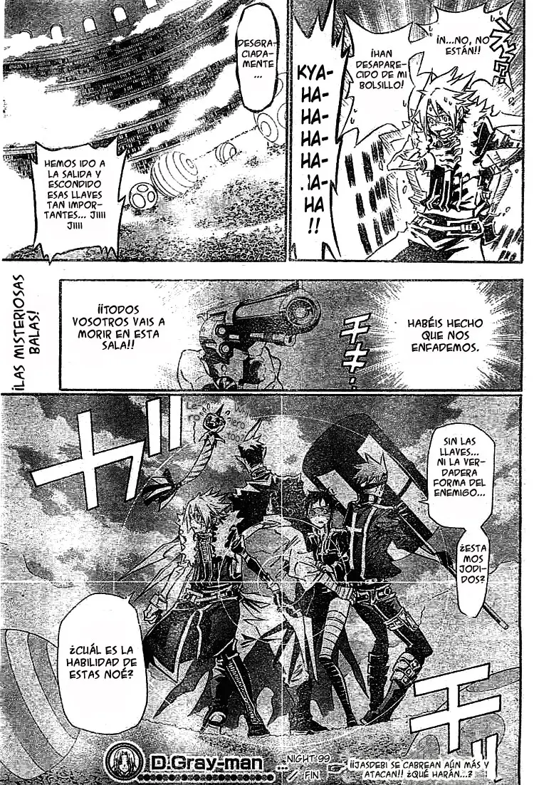 D.Gray-man capítulo 99, página 17