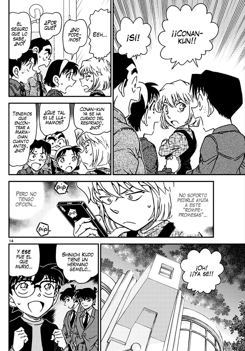 Detective Conan capítulo 1007, página 15