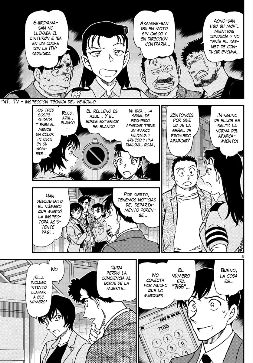 Detective Conan capítulo 1016, página 6