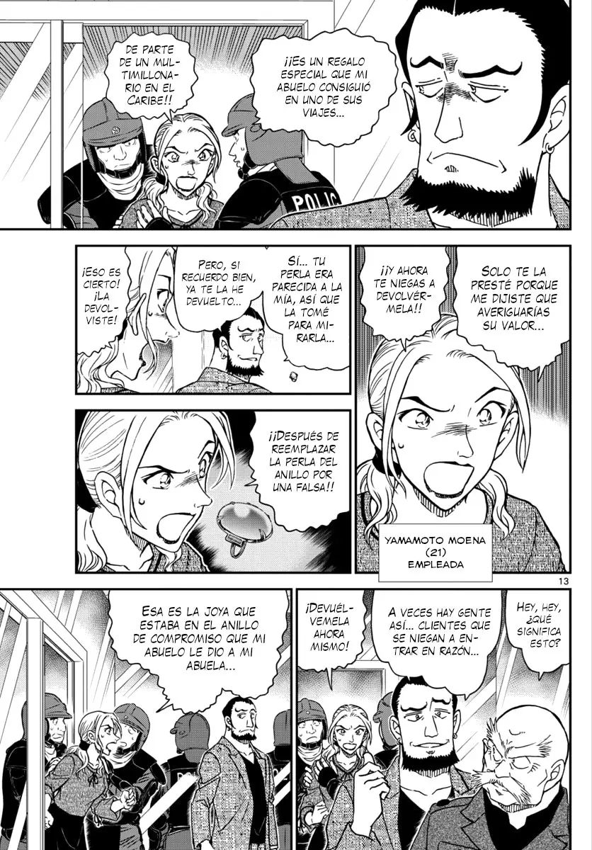 Detective Conan capítulo 1018, página 14