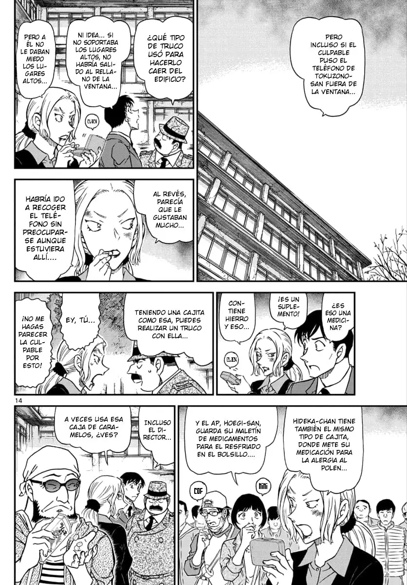Detective Conan capítulo 1023, página 14