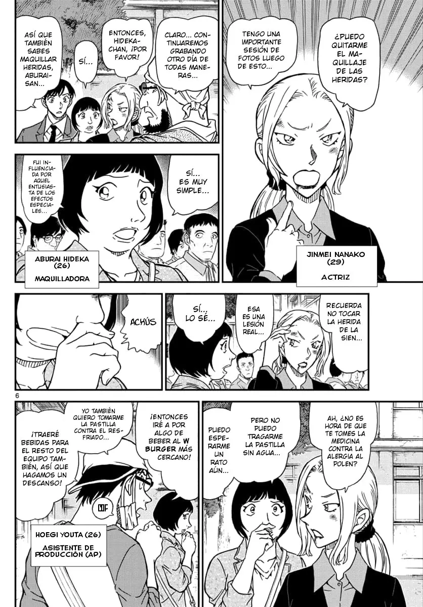 Detective Conan capítulo 1024, página 6