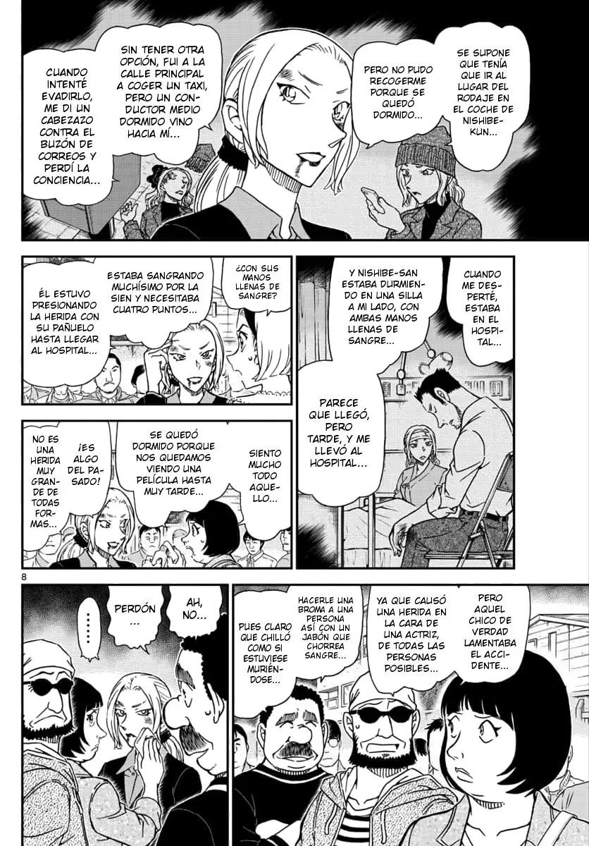 Detective Conan capítulo 1024, página 8