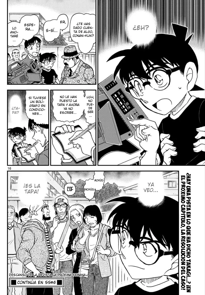Detective Conan capítulo 1025, página 16