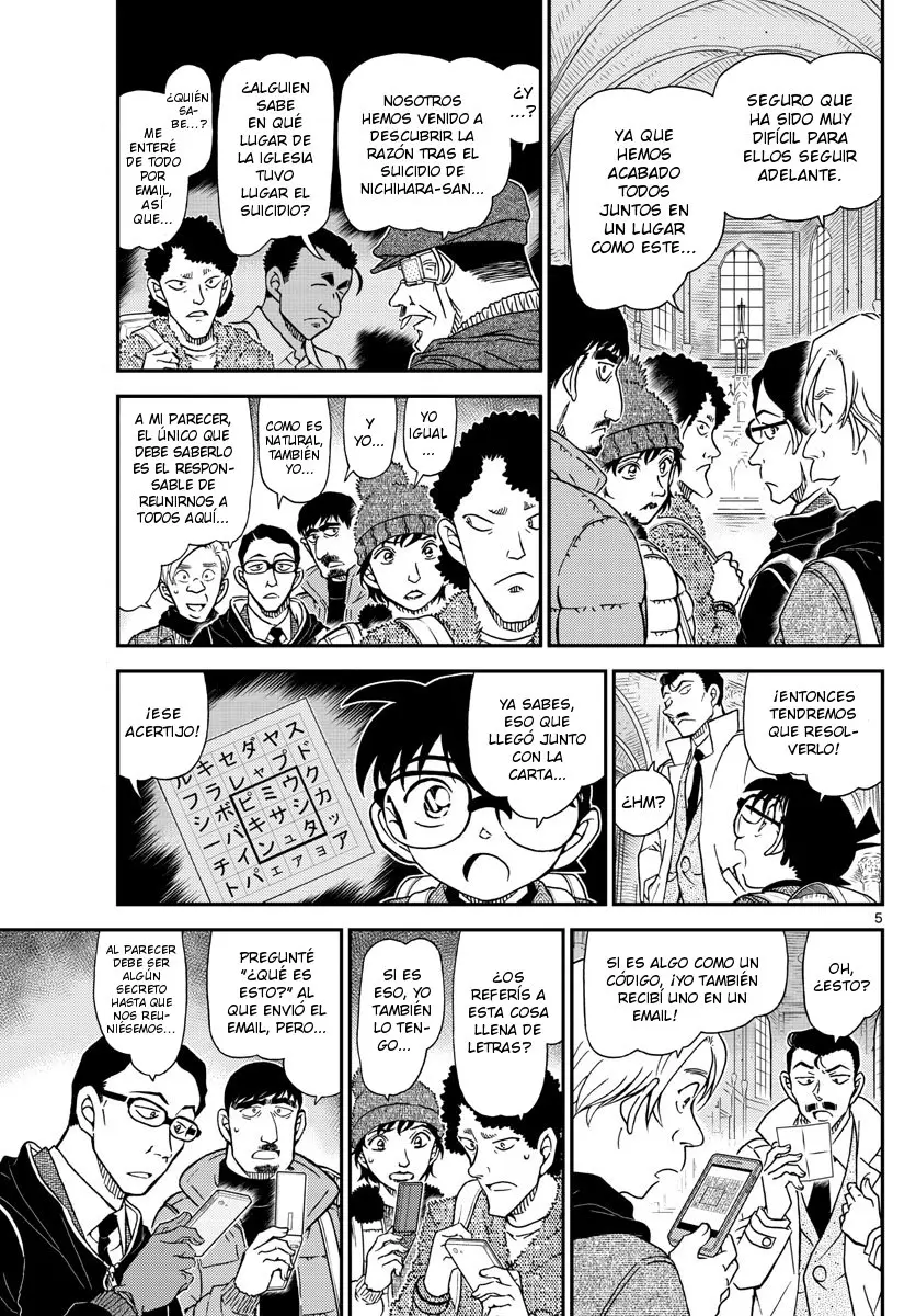 Detective Conan capítulo 1028, página 6