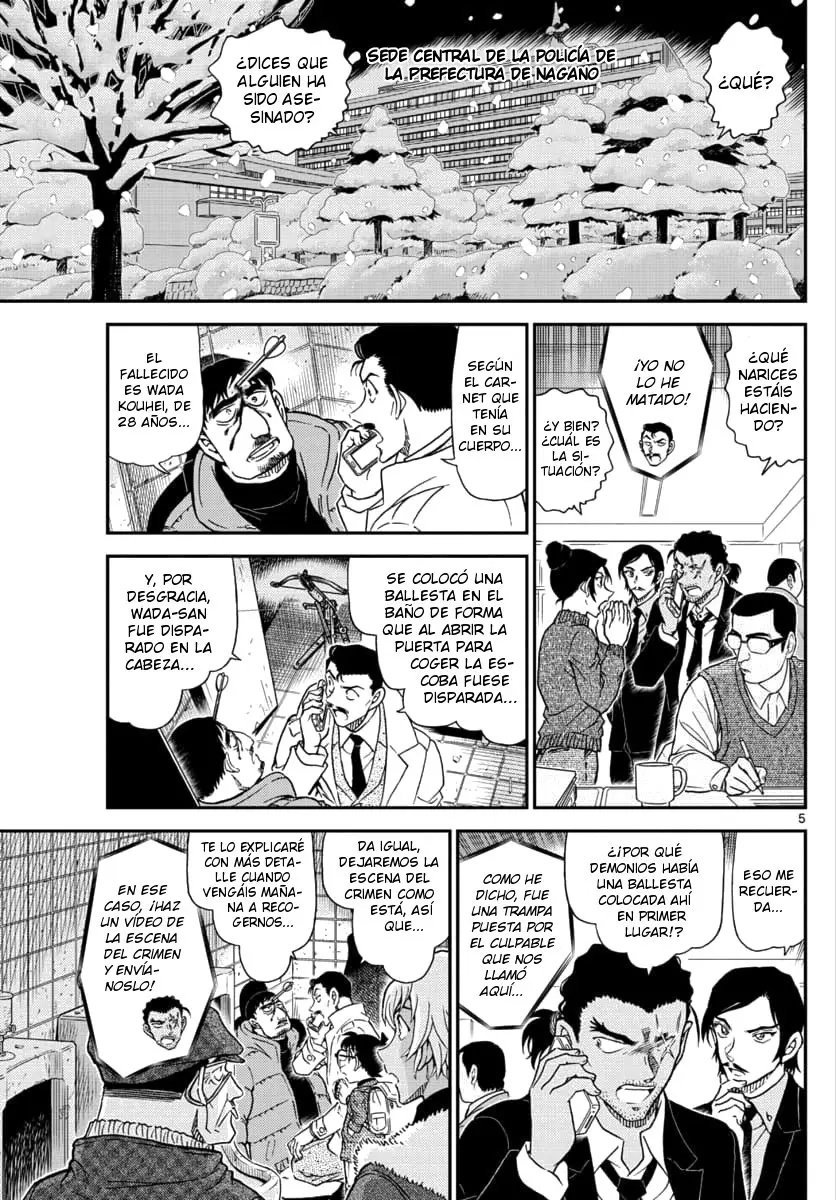 Detective Conan capítulo 1029, página 5